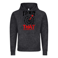 Vintage Black i'd hit that darts Vintage Hoodie - artisFamous
