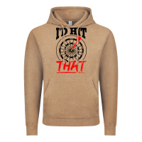 Vintage Coffee i'd hit that darts Vintage Hoodie - artisFamous