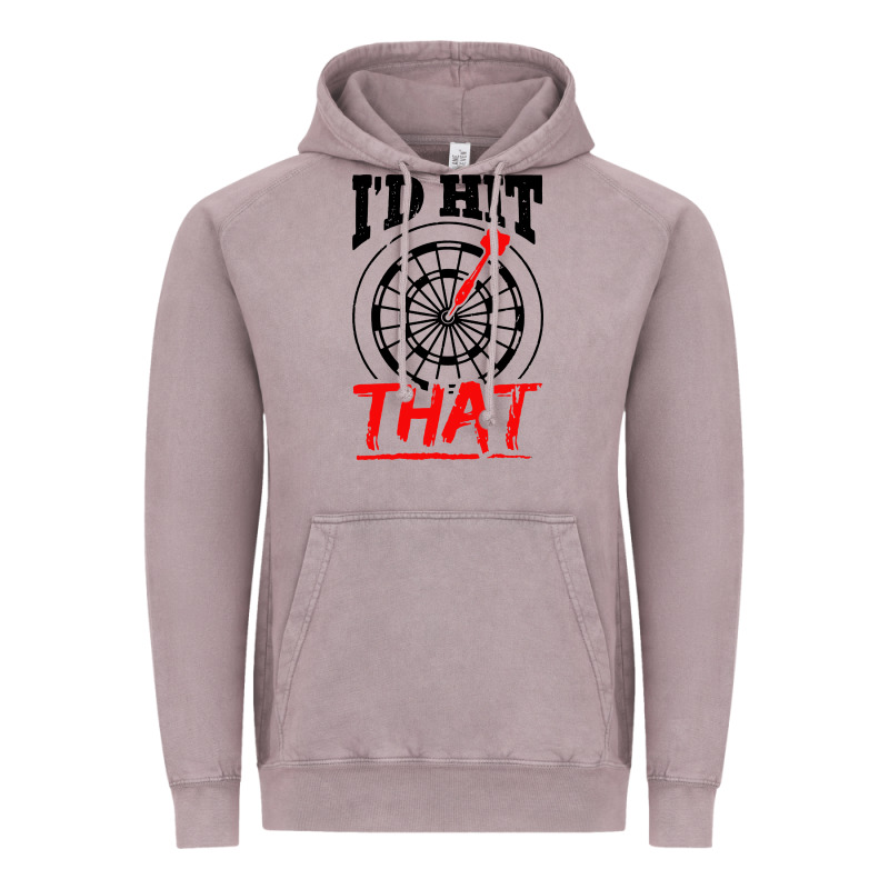 I'd Hit That Darts Vintage Hoodie by artisFamous | Teevron