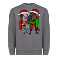 Storm two christmas heifers Heavyweight Sweatshirt - RanaPortraitStore