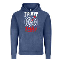 Vintage Denim i'd hit that darts Vintage Hoodie - artisFamous