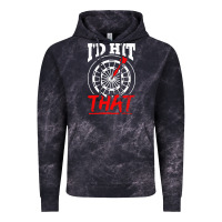 Cloud Black i'd hit that darts Vintage Hoodie - artisFamous