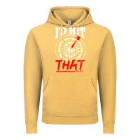 Vintage Mustard i'd hit that darts Vintage Hoodie - artisFamous