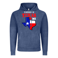 Vintage Denim state of texas somebody loves me Vintage Hoodie - artisFamous