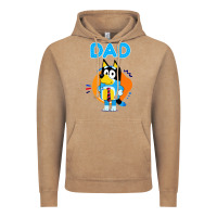 Vintage Coffee bluey dad lover forever Vintage Hoodie - artisFamous