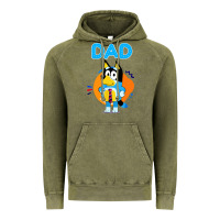 Vintage Olive bluey dad lover forever Vintage Hoodie - artisFamous