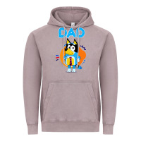 Vintage Zinc bluey dad lover forever Vintage Hoodie - artisFamous