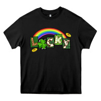 Black Lucky St. Patrick's Day Heavy Core Tee - CowGirlArtShop