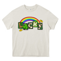 Cream Lucky St. Patrick's Day Heavy Core Tee - CowGirlArtShop