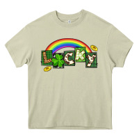 Mossy Lucky St. Patrick's Day Heavy Core Tee - CowGirlArtShop