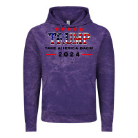Cloud Purple donald trump 2024 take america back election Vintage Hoodie - artisFamous