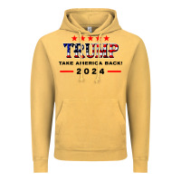 Vintage Mustard donald trump 2024 take america back election Vintage Hoodie - artisFamous