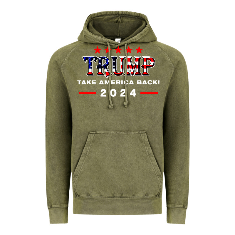 Donald Trump 2024 Take America Back Election Vintage Hoodie by artisFamous | Teevron