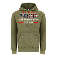 Vintage Olive donald trump 2024 take america back election Vintage Hoodie - artisFamous