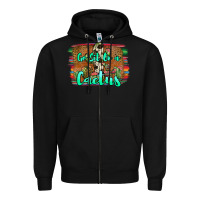 Black go sit on a cactus Zipper Hoodie - JahusDesignShop