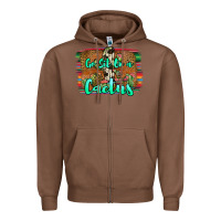 Chestnut go sit on a cactus Zipper Hoodie - JahusDesignShop