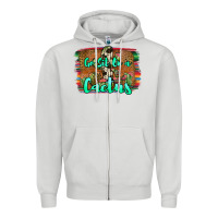 Dove Grey go sit on a cactus Zipper Hoodie - JahusDesignShop