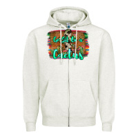 Oatmeal Heather go sit on a cactus Zipper Hoodie - JahusDesignShop