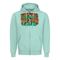 Seafoam go sit on a cactus Zipper Hoodie - JahusDesignShop