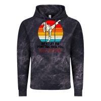 Karate Girl Kick Vintage Hoodie | Teevron