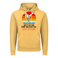 Vintage Mustard karate girl kick Vintage Hoodie - artisFamous
