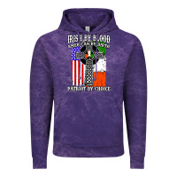 Cloud Purple irish by blood american Vintage Hoodie - artisFamous