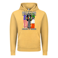 Vintage Mustard irish by blood american Vintage Hoodie - artisFamous