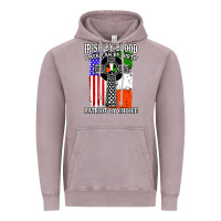 Vintage Zinc irish by blood american Vintage Hoodie - artisFamous