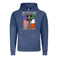 Vintage Denim irish by blood american Vintage Hoodie - artisFamous