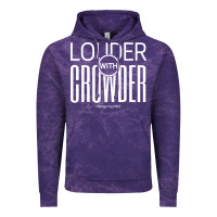 Cloud Purple louder with crowder Vintage Hoodie - artisFamous