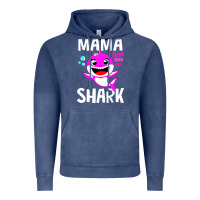 Vintage Denim mama shark doo doo shirt Vintage Hoodie - artisFamous