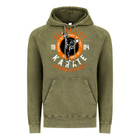 Vintage Olive old school all valley karate championship retro Vintage Hoodie - artisFamous