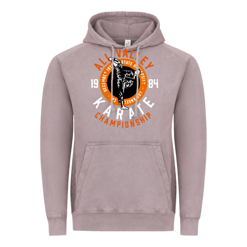 Old School All Valley Karate Championship Retro Vintage Hoodie by artisFamous | Teevron