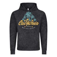 Vintage Black california malibu beach Vintage Hoodie - artisFamous