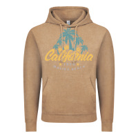 Vintage Coffee california malibu beach Vintage Hoodie - artisFamous