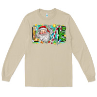 Mushroom Love Santa Long Sleeve Tee - CowhideDigitalArt