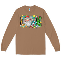 Toasted Coconut Love Santa Long Sleeve Tee - CowhideDigitalArt