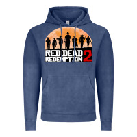 Vintage Denim red dead redemption Vintage Hoodie - artisFamous