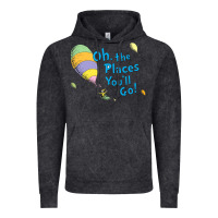 Vintage Black seuss oh the places you’ll go Vintage Hoodie - artisFamous