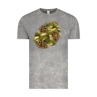 Cloud Rock camouflage and leopard patch  5 Vintage Tee - BundleAndBundleShop