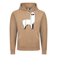 Vintage Coffee llama Vintage Hoodie - artisFamous