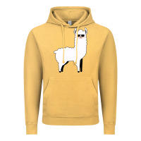 Vintage Mustard llama Vintage Hoodie - artisFamous