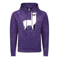 Cloud Purple llama Vintage Hoodie - artisFamous
