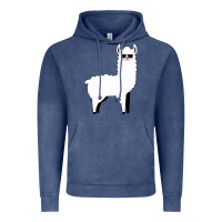 Vintage Denim llama Vintage Hoodie - artisFamous