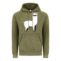 Vintage Olive llama Vintage Hoodie - artisFamous