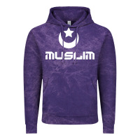 Cloud Purple muslim Vintage Hoodie - artisFamous