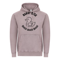 Vintage Zinc nanny duck quack quack quack Vintage Hoodie - artisFamous