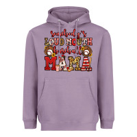 Lavender somebody's loud mouth baseball mama Heavyweight Hoodie - Jasminsmagicworld