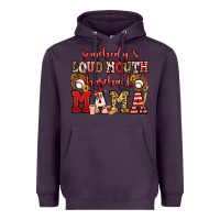 Plum somebody's loud mouth baseball mama Heavyweight Hoodie - Jasminsmagicworld