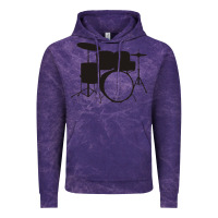 Cloud Purple drums drummer Vintage Hoodie - artisFamous